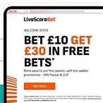 live score bet welcome offer